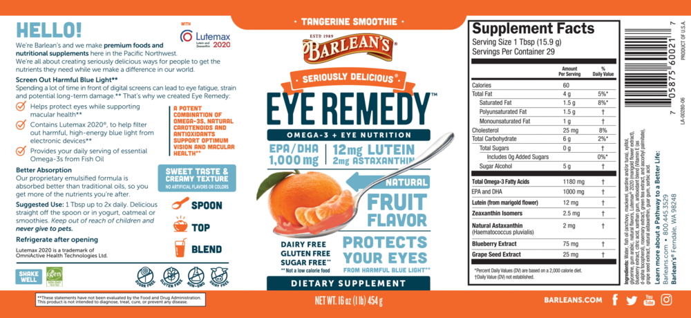 Product image for Eye Remedy Tangerine Swirl.