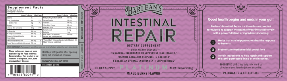 Product image for Intestinal Repair Mixed Berry.