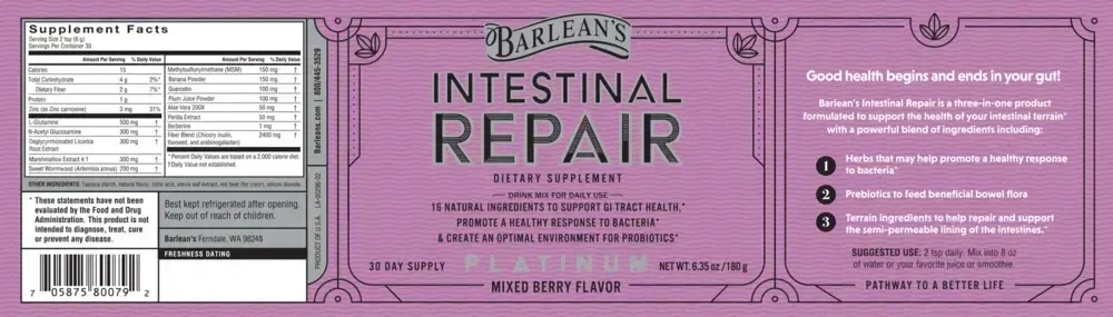Product image for Intestinal Repair Mixed Berry.