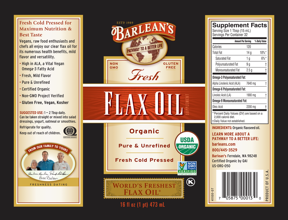 Product image for Flax Oil.