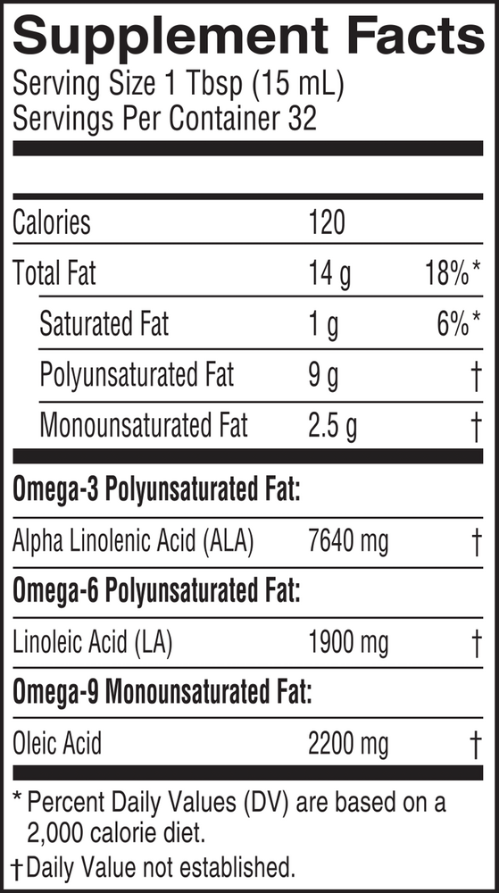 Product image for Flax Oil.
