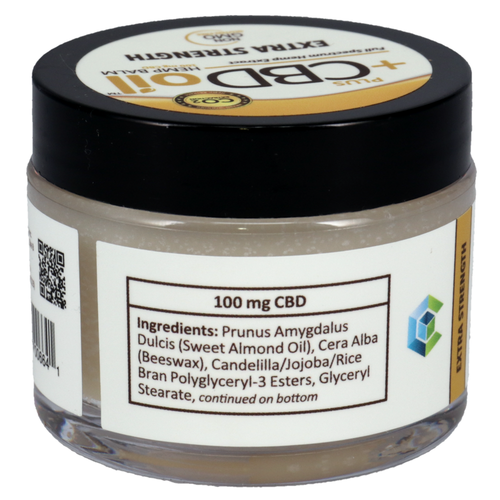 Product image for CBD Oil Balm Extra Strength.
