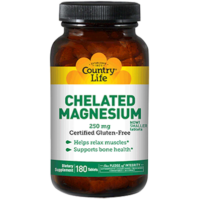 Chelated Magnesium 250mg 180 tablets