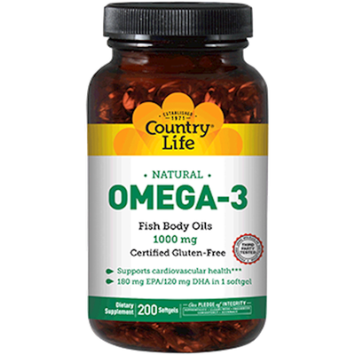 Omega-3 Fish Oil 200 Softgels
