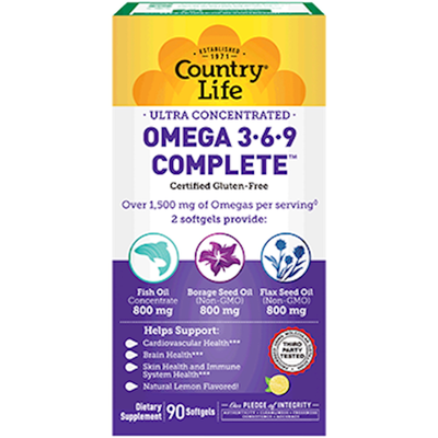 Ultra Omega 3-6-9 Complete 90 Softgels