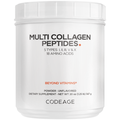 Multi Collagen Peptides Powder, Unflavored 567 Grams
