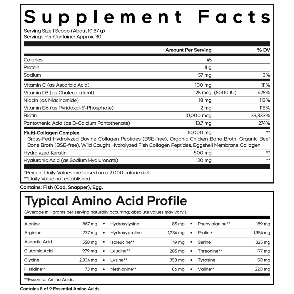 Product image for Multi Collagen Powder Platinum.