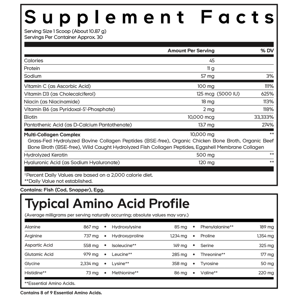 Product image for Multi Collagen Powder Platinum.