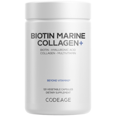 Biotin Marine Collagen + HA + Vit C 120 capsules