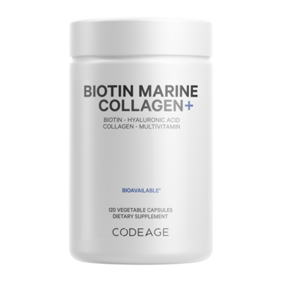 Biotin Marine Collagen + HA + Vit C 120 capsules
