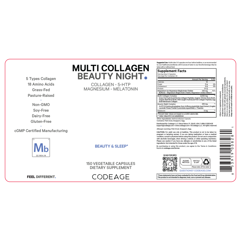 Product image for Multi Collagen Beauty-Melatonin.