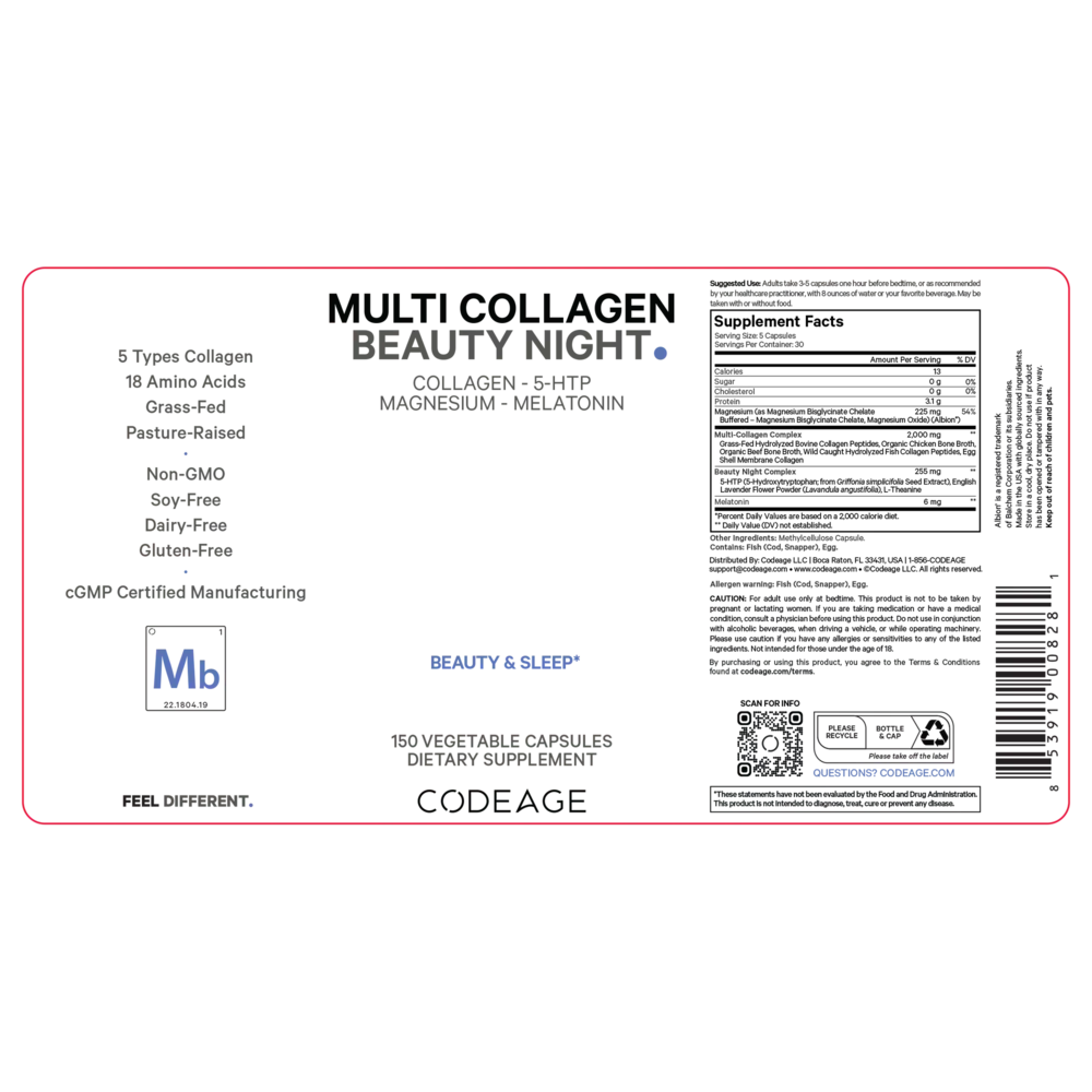 Product image for Multi Collagen Beauty-Melatonin.