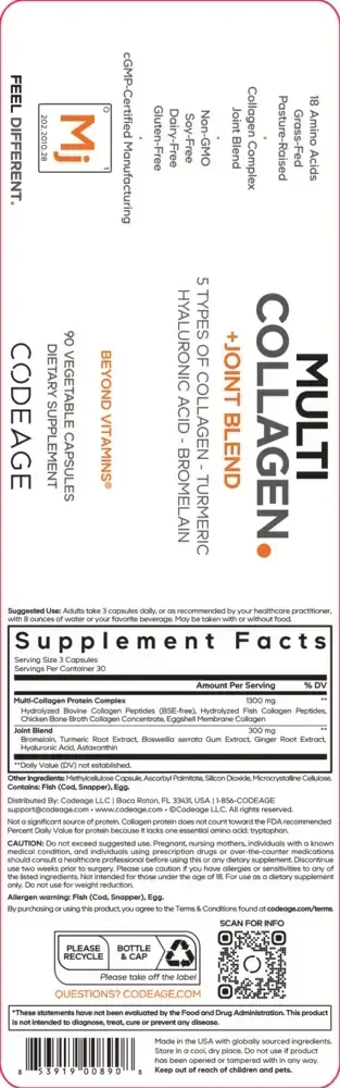 Product image for Multi Collagen Joint Formula.