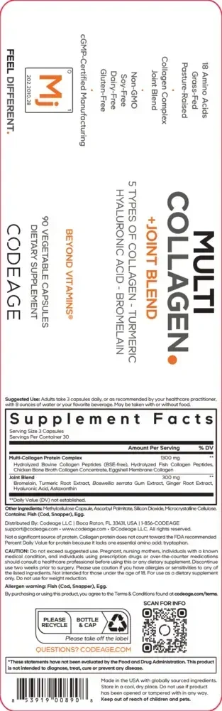 Product image for Multi Collagen Joint Formula.