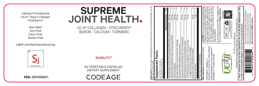 Product image for Supreme Joint Health.