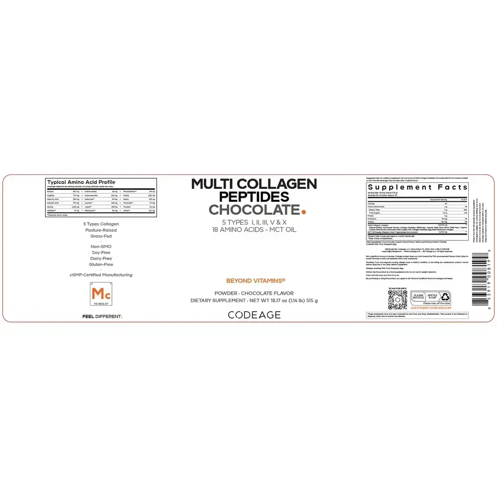 Product image for Multi Collagen Powder Chocolate.