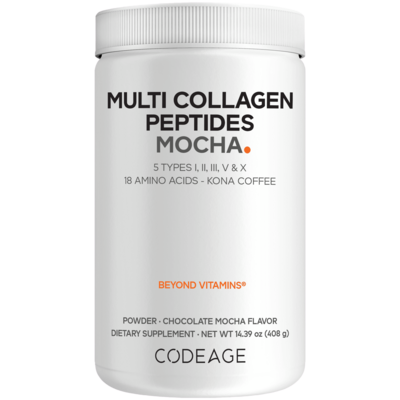 Multi Collagen Peptide Powder Mocha Chocolate Mocha 408 Grams