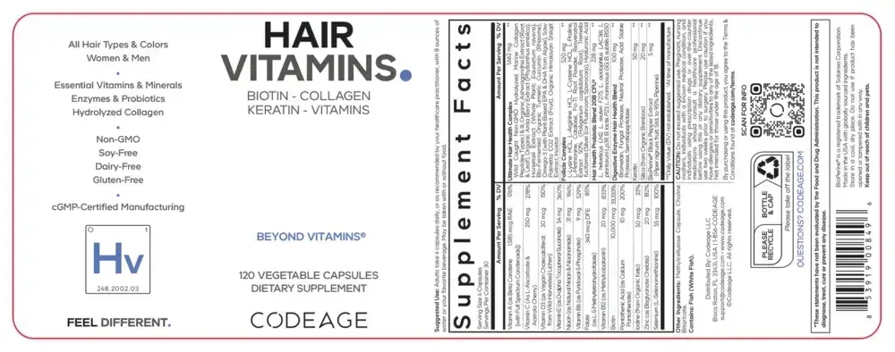 Product image for Hair Vitamins.