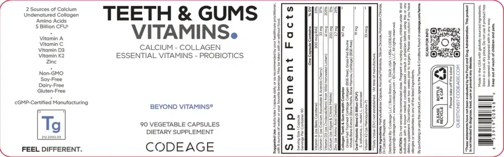 Product image for Teeth &amp; Gums Vitamins.