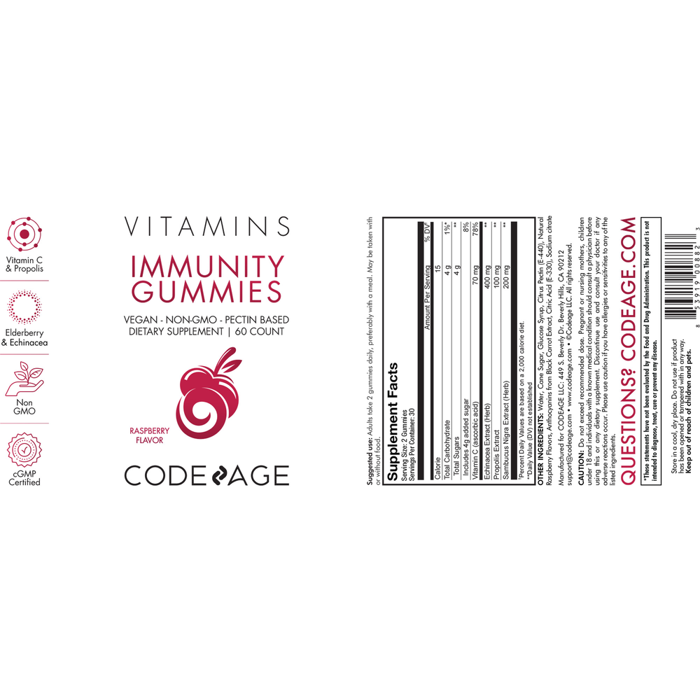Product image for Immunity Gummies.