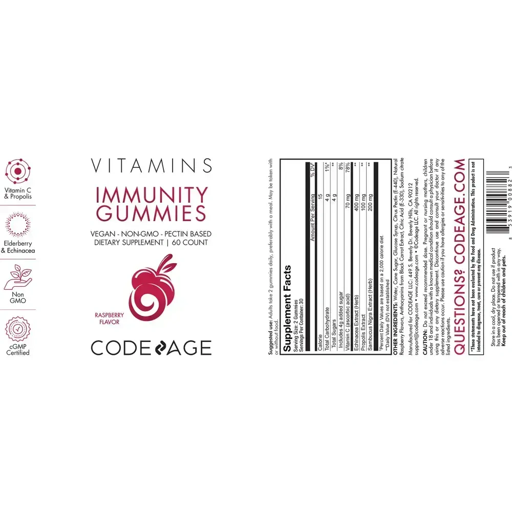 Product image for Immunity Gummies.