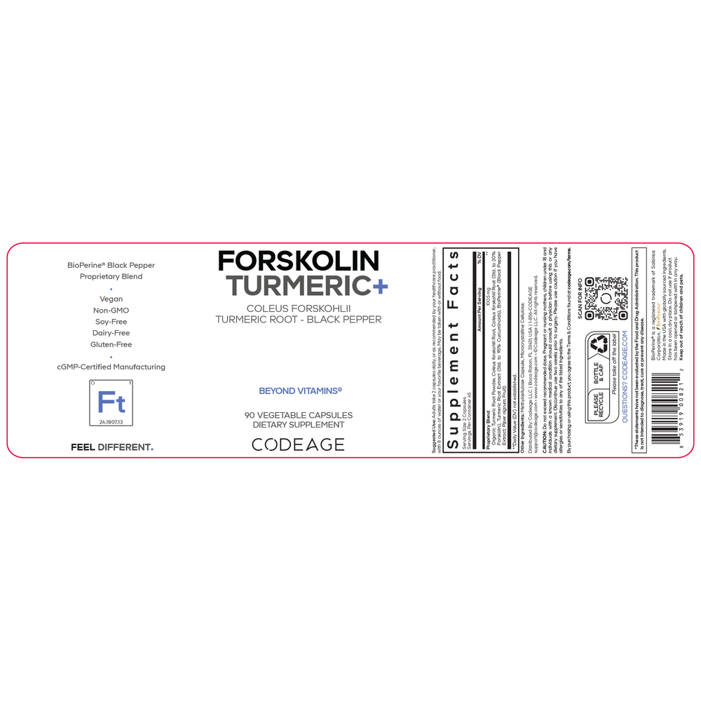 Product image for Forskolin Turmeric+.