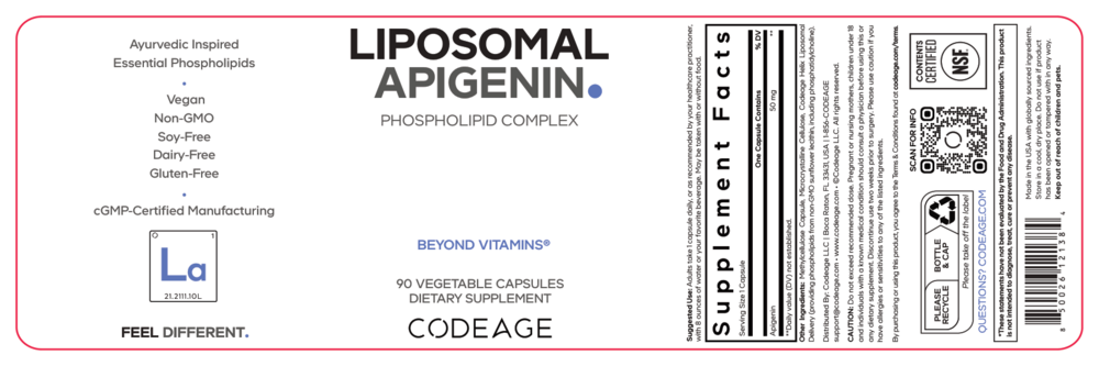 Product image for Liposomal Apigenin.