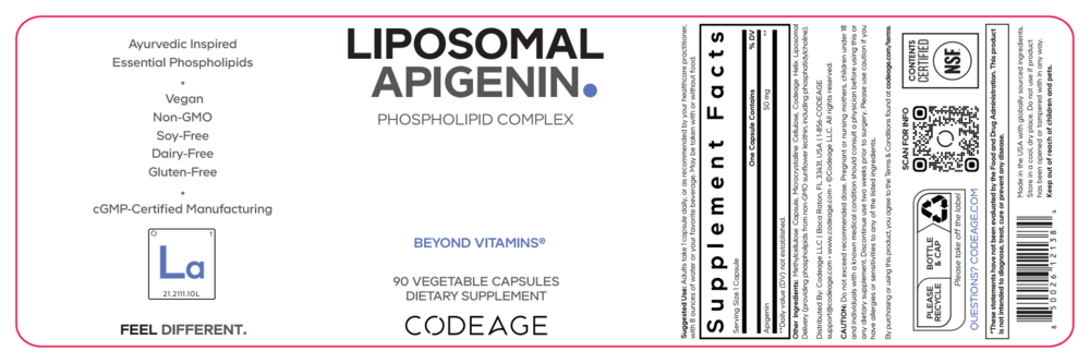 Product image for Liposomal Apigenin.