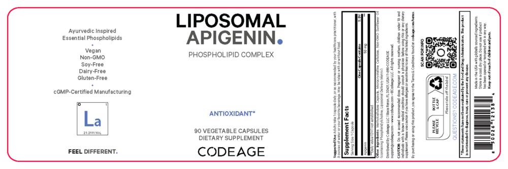 Product image for Liposomal Apigenin.