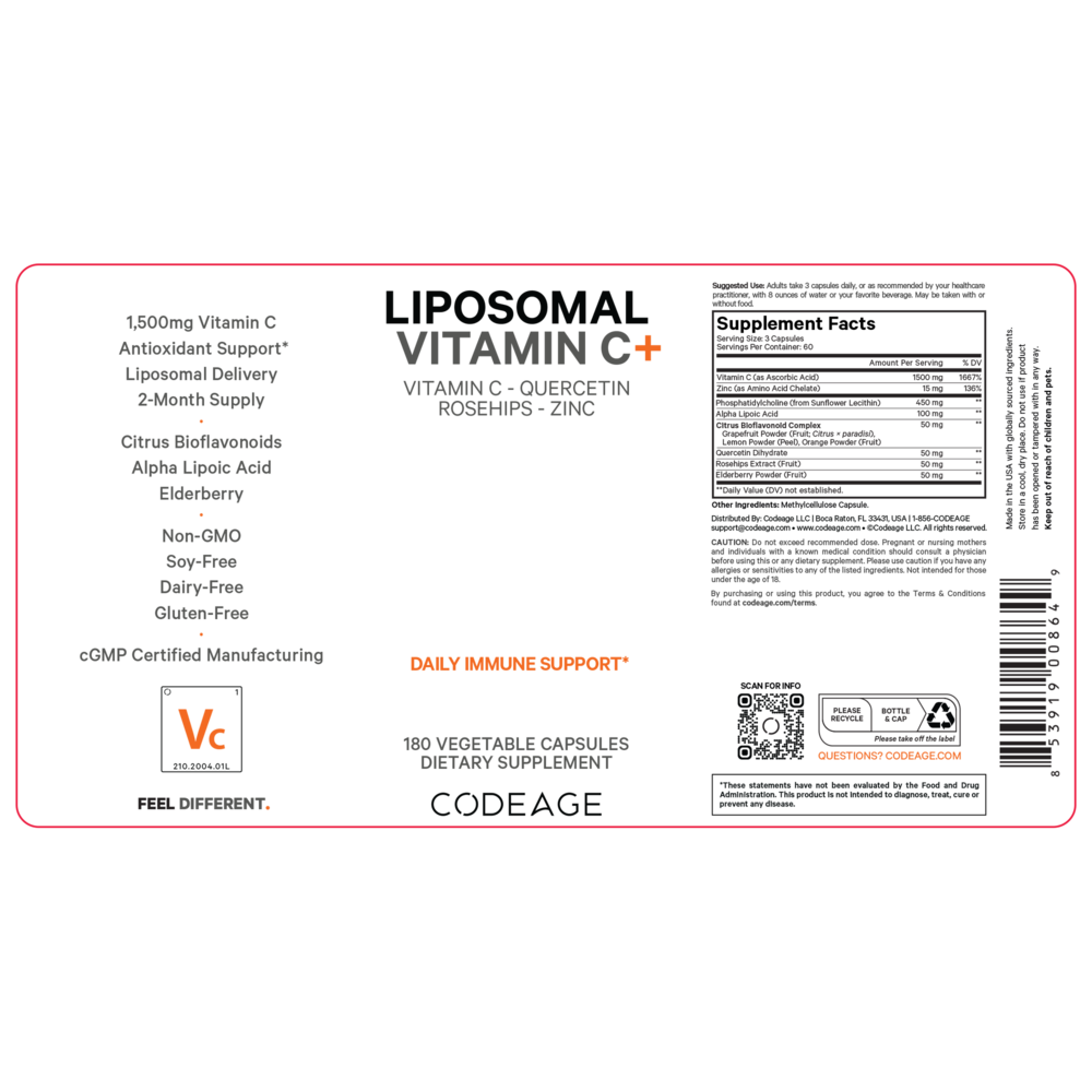 Product image for Liposomal Vitamin C+.