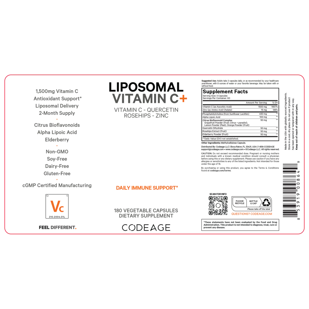 Product image for Liposomal Vitamin C+.