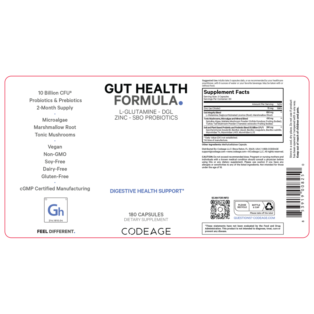 Product image for Gut Health Formula.