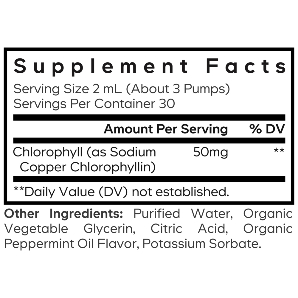 Product image for Chlorophyll+ Liquid Drops.