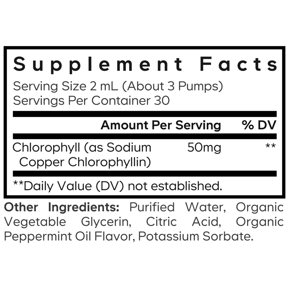 Product image for Chlorophyll+ Liquid Drops.