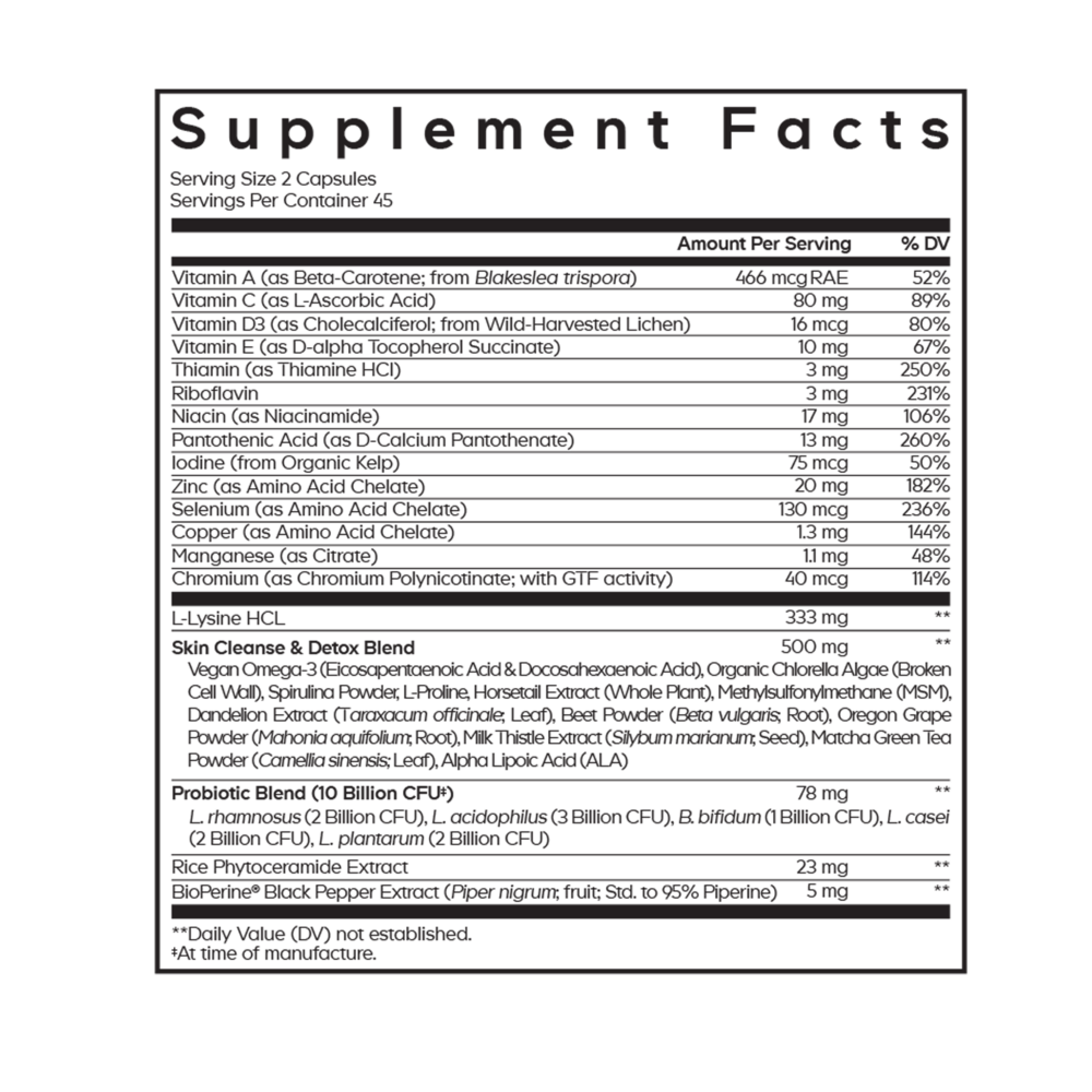 Product image for Clearface Acne Skin Vitamins.