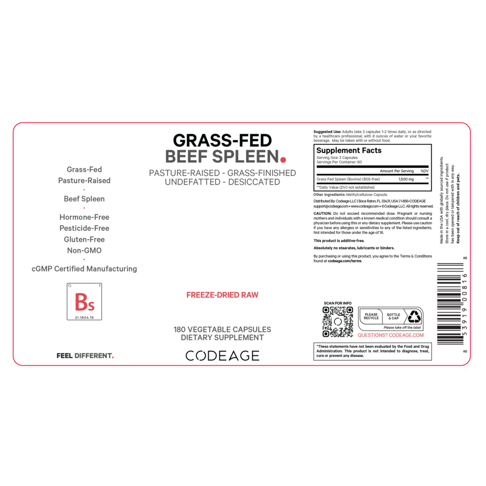 Product image for Grass-Fed Beef Spleen.