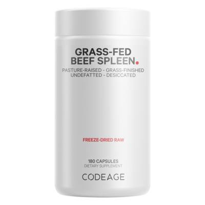 Grass-Fed Beef Spleen 180 capsules