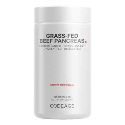 Grass-Fed Beef Pancreas 180 capsules