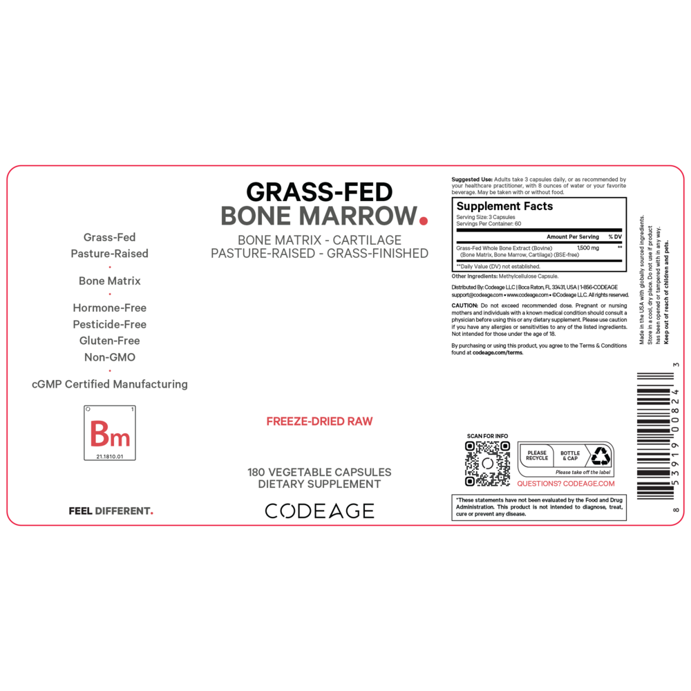 Product image for Grass-Fed Bone Marrow.