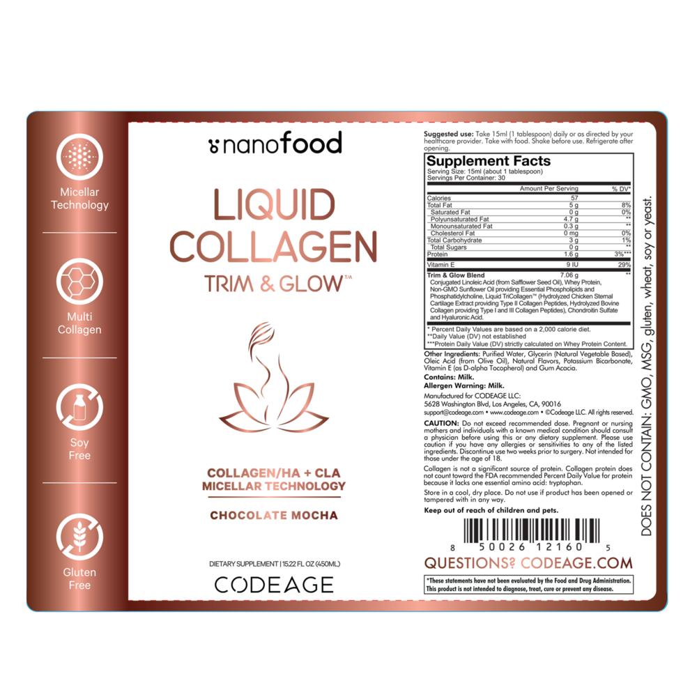 Product image for Collagen/HA + CLA - Choco Liquid.