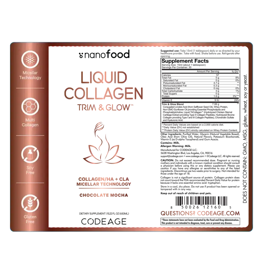 Product image for Collagen/HA + CLA - Choco Liquid.