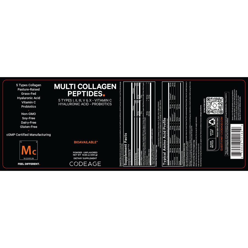 Product image for Hydrolyzed Multi Collagen Peptides Unflavored.