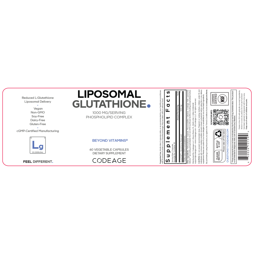 Product image for Liposomal Glutathione .