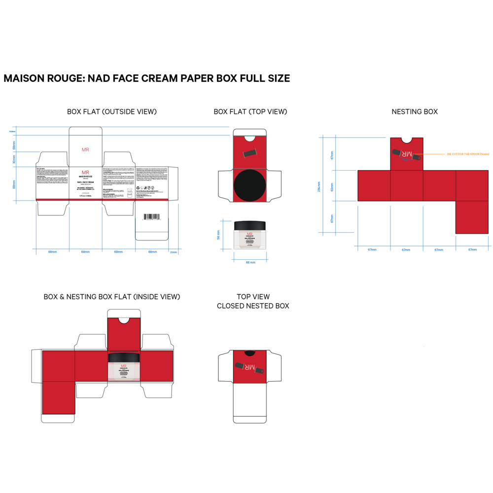 Product image for NAD+ Face Cream.
