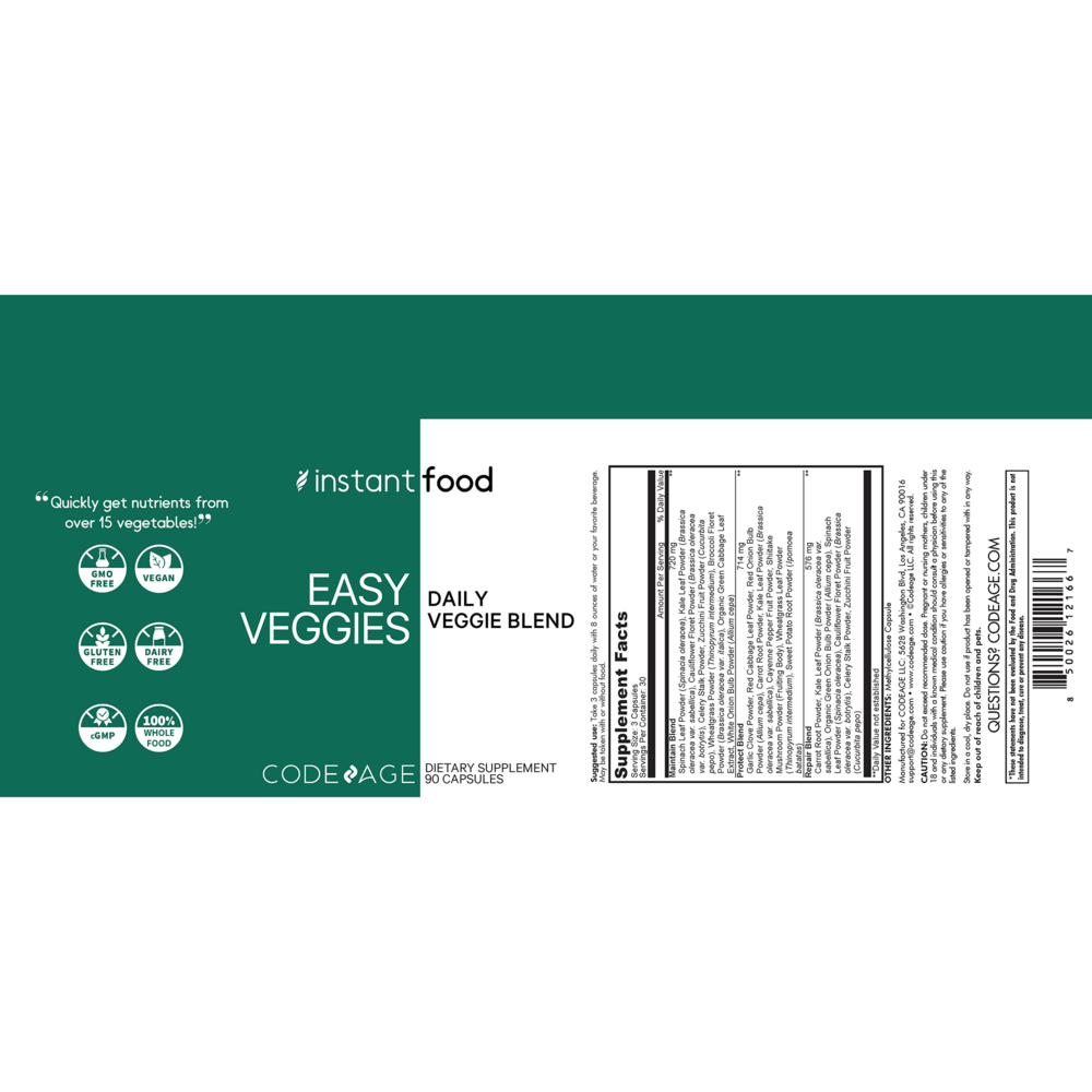 Product image for Easy Veggies.