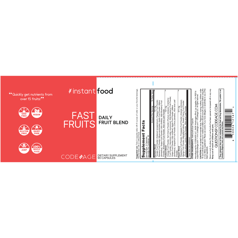Product image for Fast Fruits.