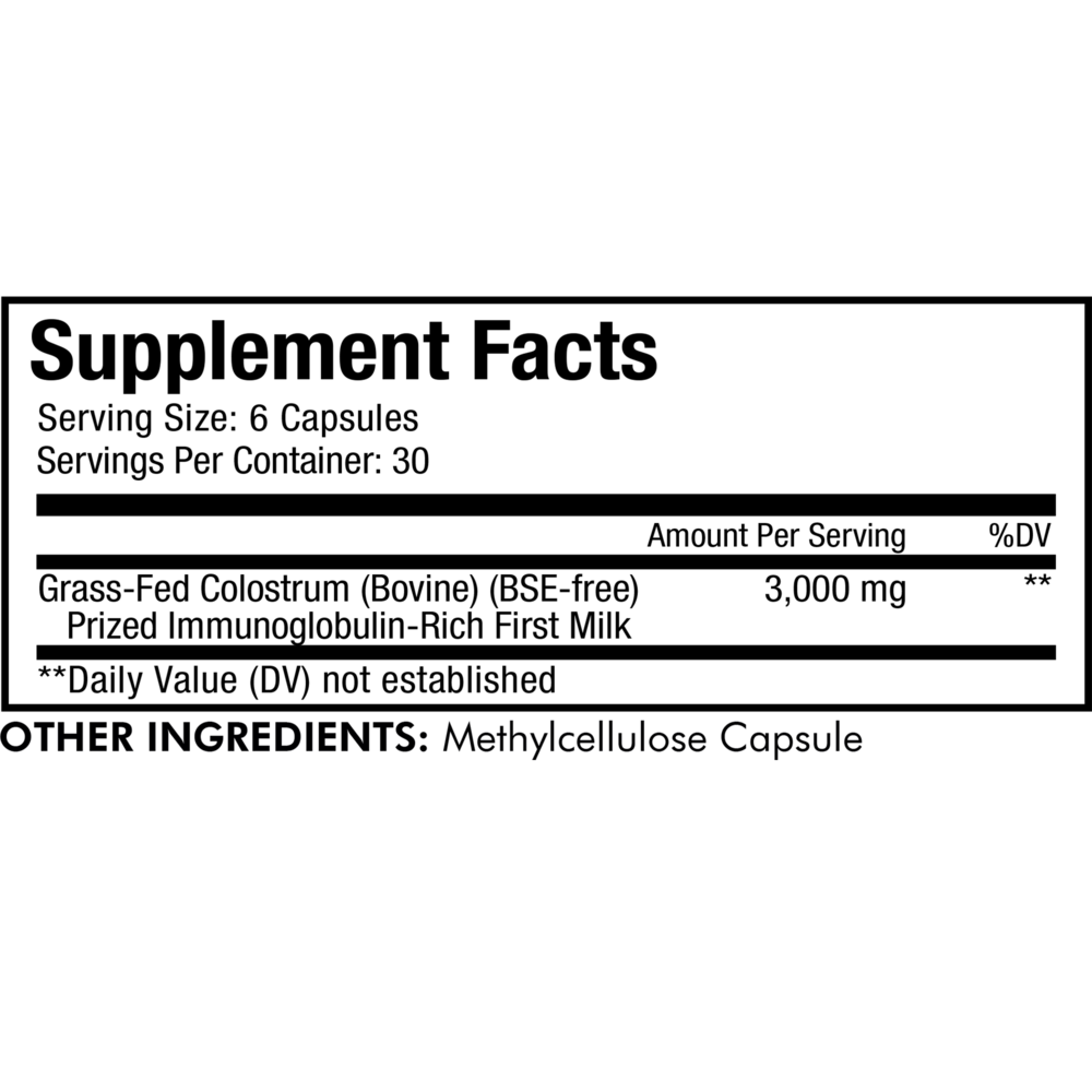 Product image for Immuno Colostrum.