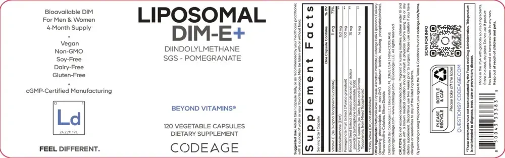 Product image for Liposomal Dim-E+.