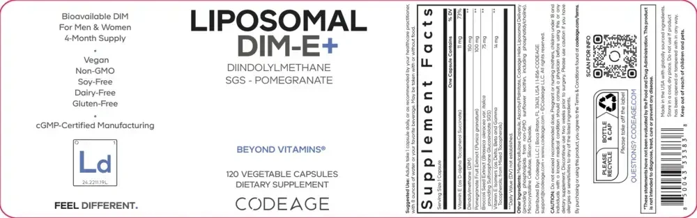 Product image for Liposomal Dim-E+.