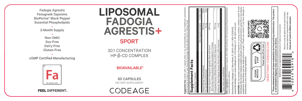 Product image for Liposomal Fadogia Agrestis+.